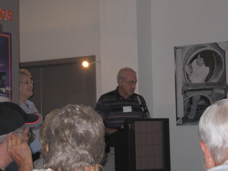 Kenny Doonan giving the kick off talk 
