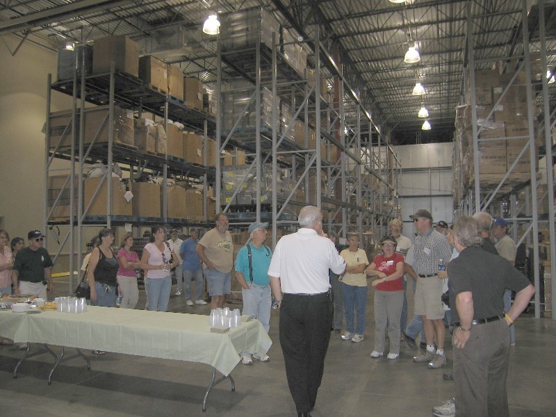 Kenny Doomnan talking about one of his favorite projects, the Kansas Food Bank. One of the missions of the Kansas Food Bank is to provide meals for the weekend for kids that get their meals in school during the week. The Food Bank channels food that would be discarded to peeople who need it, 