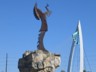 The ladies made a tour of the Keeper of the Flames Monument in downtown Wichita 
