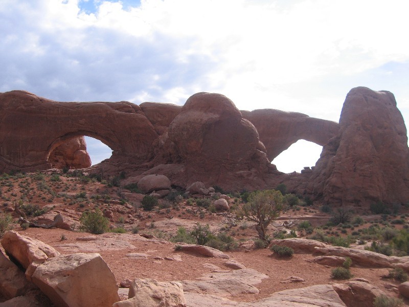 North & South Window Arches