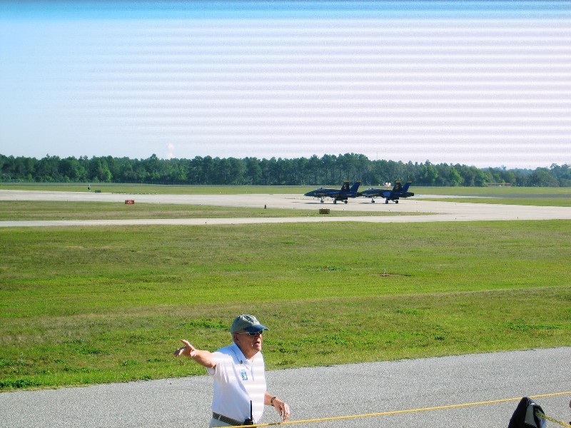 The Number 5 and 6 planes waiting for the main group to take off.