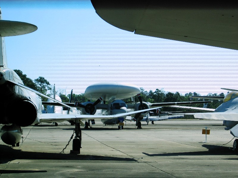 Some of the planes the Museum has outside.