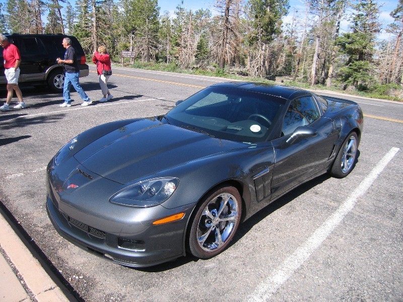 Corvette Club touring the Park