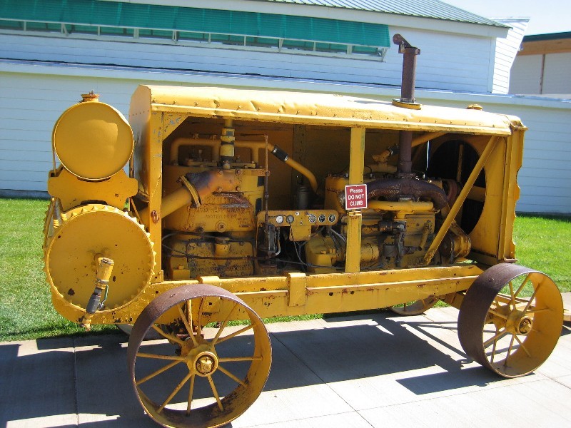 One of the early air compressors used. 