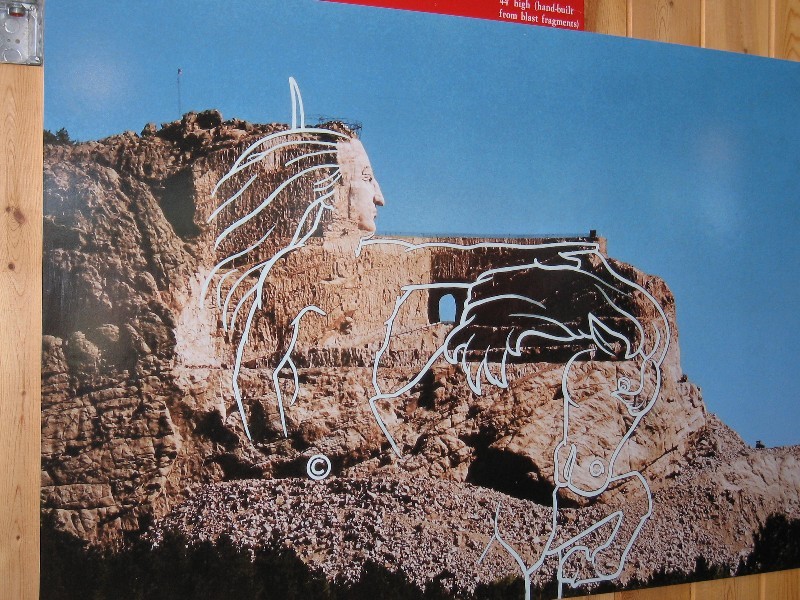 A line sketch to show how the current Memorial maps against the completed look. 