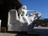 A sculpture on how the Memorial will look when done. 
