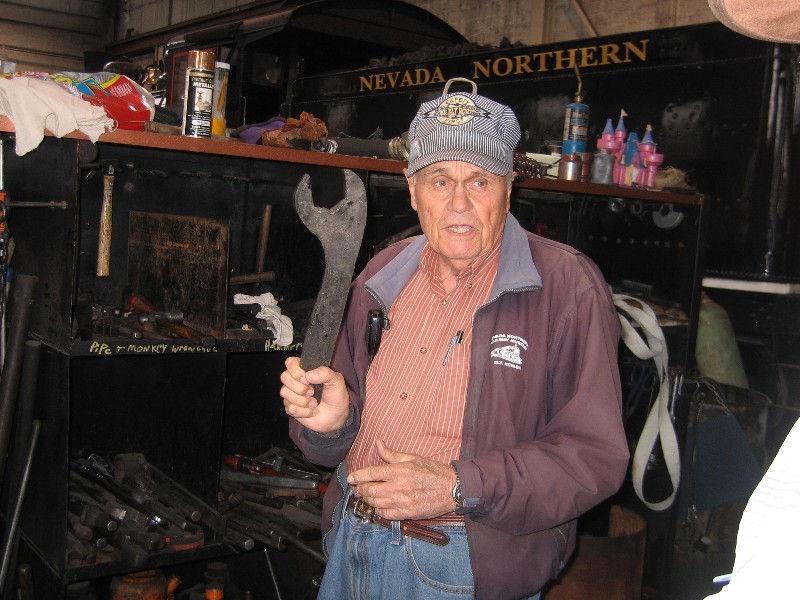 Bob gace an very informative tour through the Engine Shop
