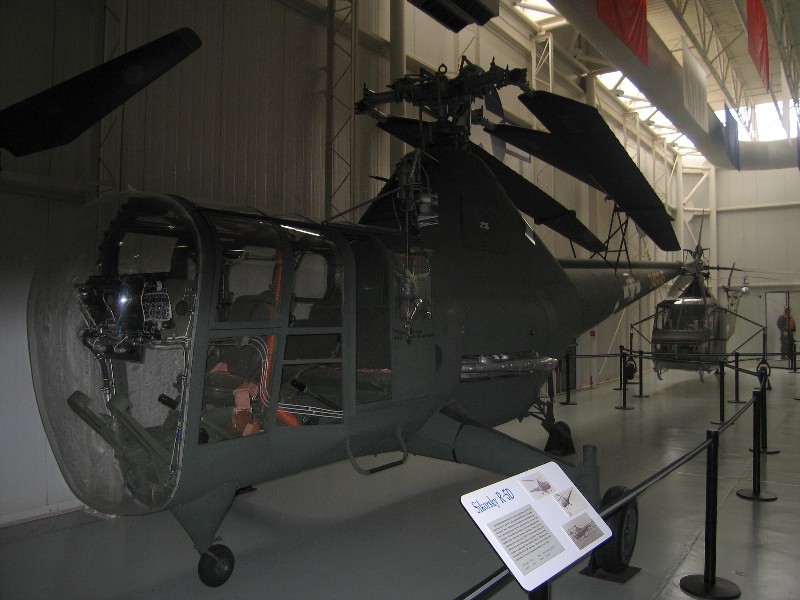 The Sikorsky R-5D added an aluminum fuselage as the helicopter started to evolve 