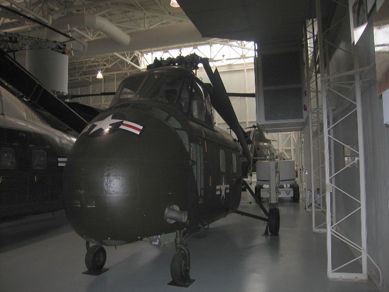 The H-19 Chickasaw first showed up in Korea. 