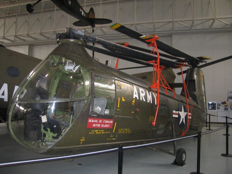 The H-25 Mule had a short lift with the Army. 