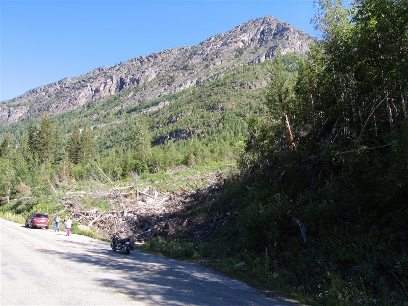 The effects of an avalanche flow from an avalancehe plume
