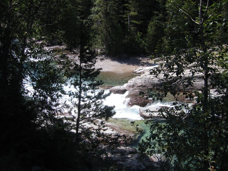 Dancing waters on McDonald Creek