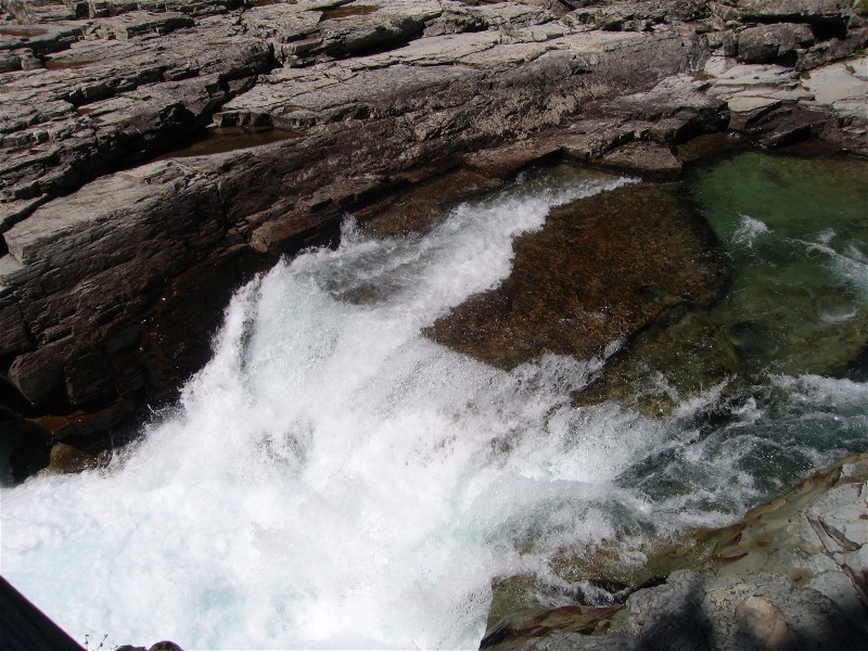 Dancing waters on McDonald Creek
