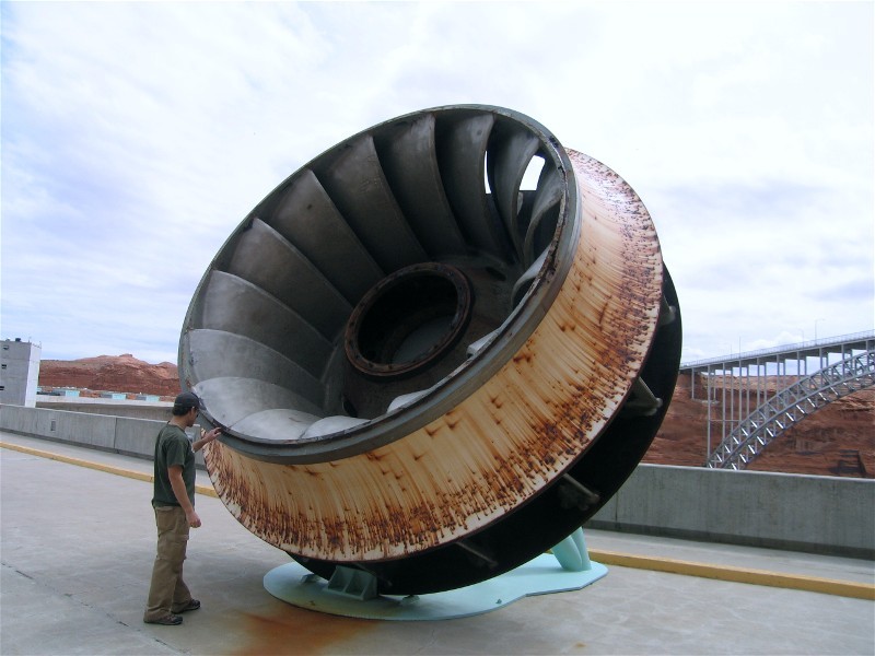 View of the Power Plant at the bottom