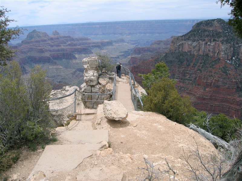 Out on a point near the Lodge