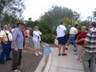 Our Retama Village resident group gathers at the entrance to the museum.