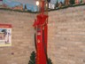 This is the first Humble Oil pump installed in Hidalgo; a 1926 Bowser gasoline pump