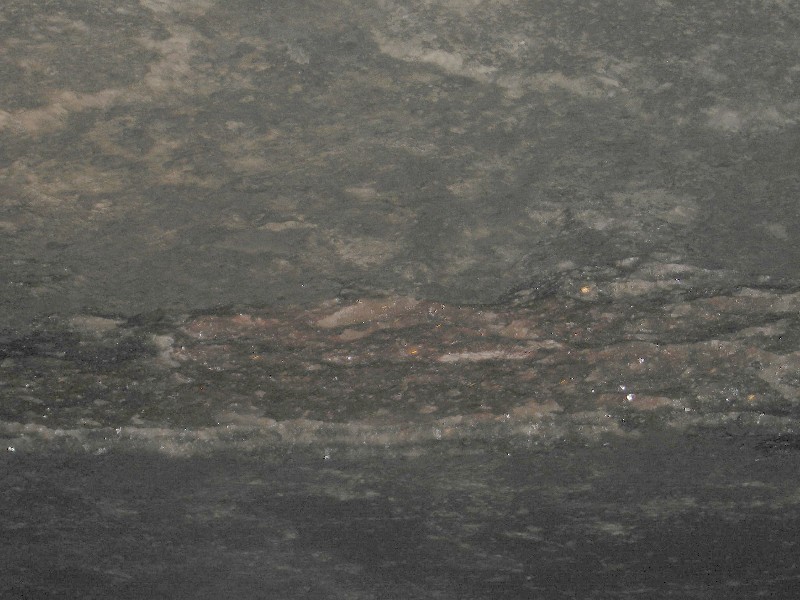 The ceiling is the layer of silt separating the shale layer and the salt.