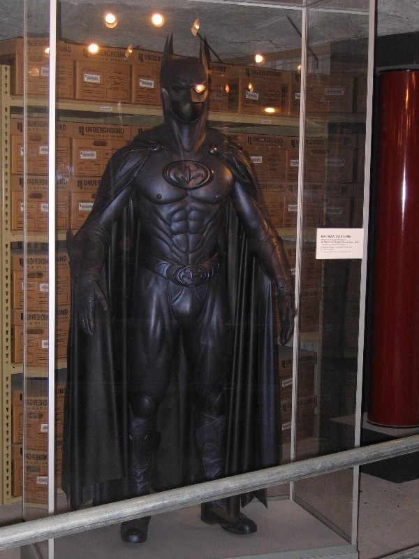 Movie studios use the salt mine to store old costume