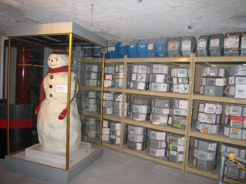 Movies are stored in the mines