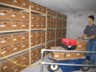 A mockup of the records storage systems 