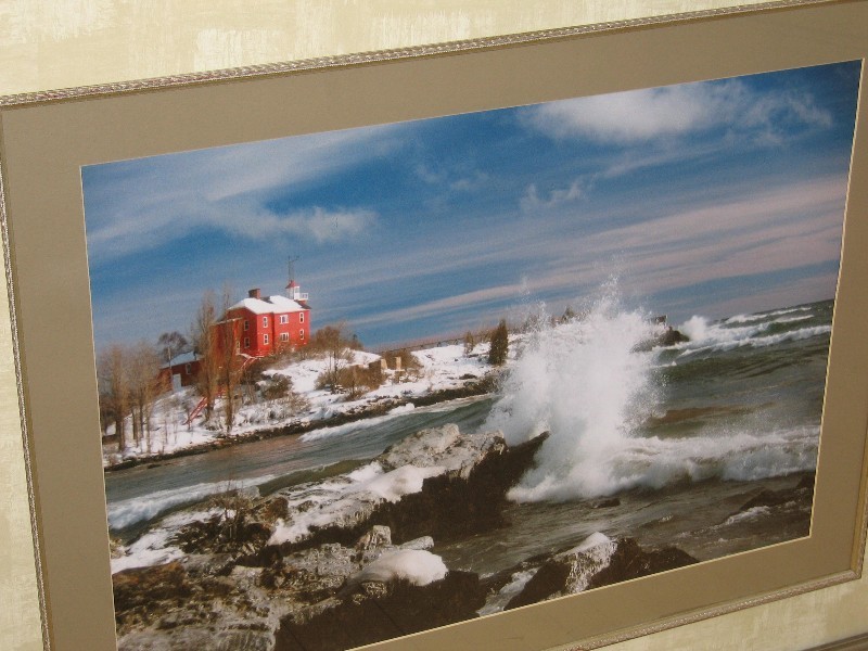 A painting of the lighthouse 