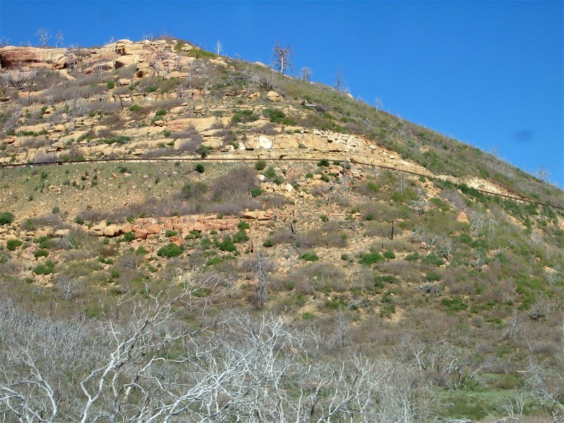 The climb to the Visior Cenet is from 6200 feet to a  peak of 8200 feet.