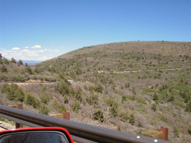 Lot of loopback road to get up and down the mountains