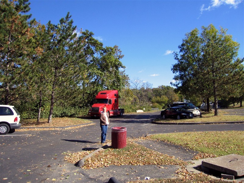 Red Rover had to park in the RV lot 