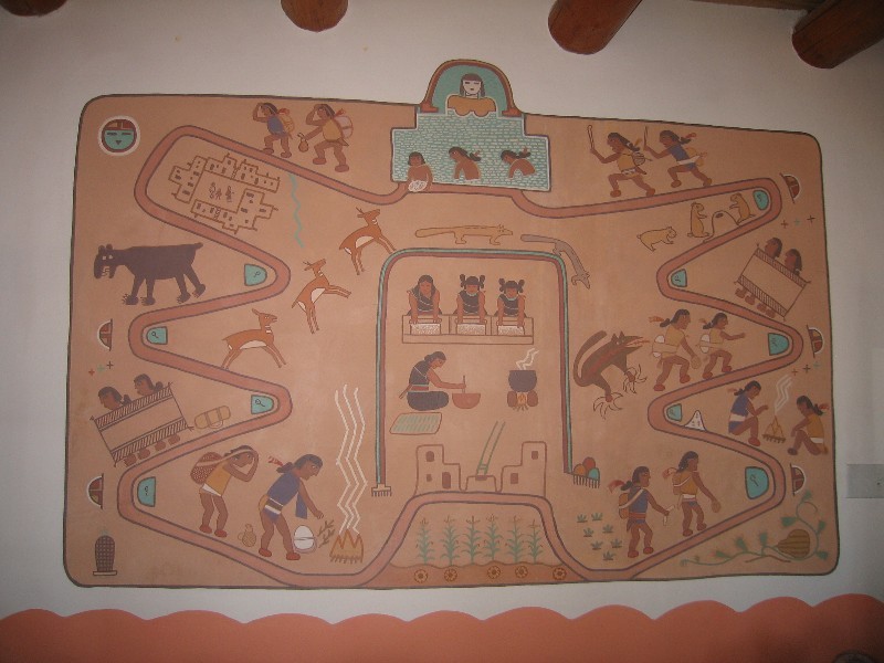 In the Painted Desert Inn.