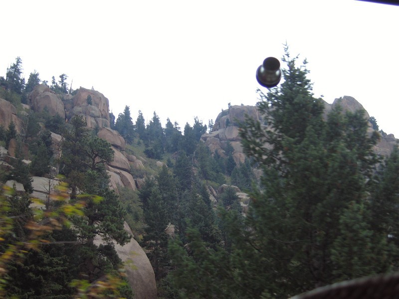 Taking pictures from the train was challenging.  But we were able to get a few shots that show the incredible change in landscape in a relatively short 8.9 mile climb. 