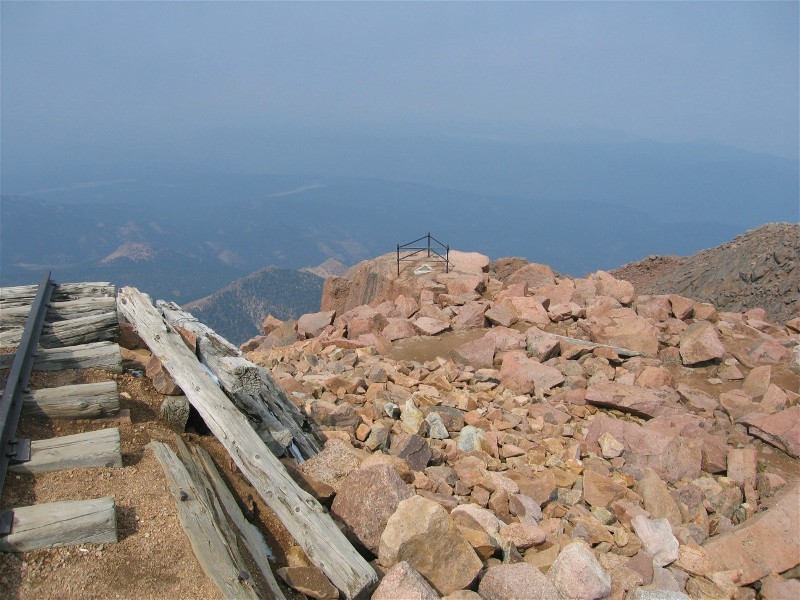 The end of the track! 