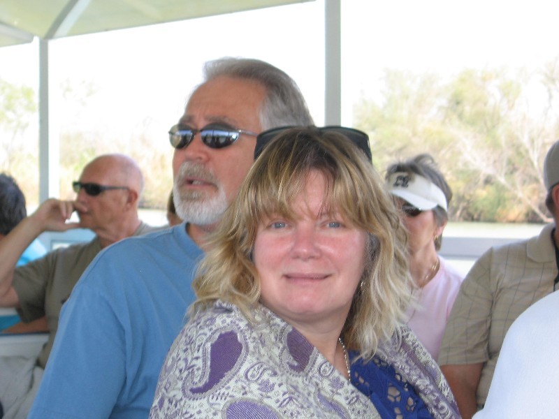 The boat can be air conditioned but this day we didn't need it.