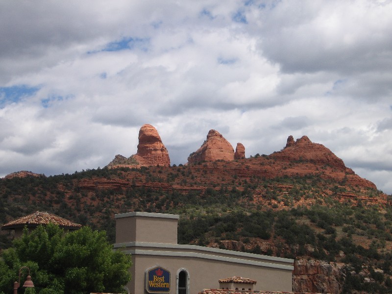 View from the main street