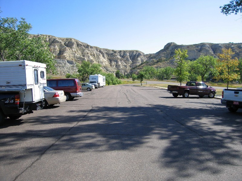 View from the Visitor Center parking lot. 