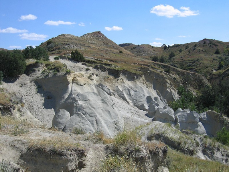 Wind Canyon. The strong winds smoothed the rock surface. 