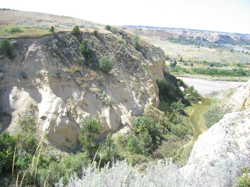 Wind Canyon. The camera doesn't do justice to the depth of the canyon. 