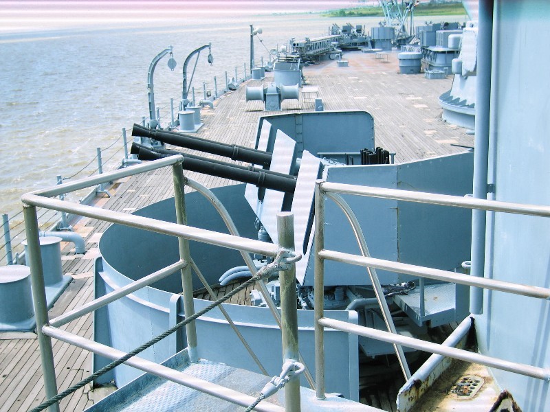 Quad 40 mm Anti-Aircraft guns 