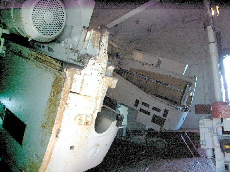 Interior of 4 in Gun turret