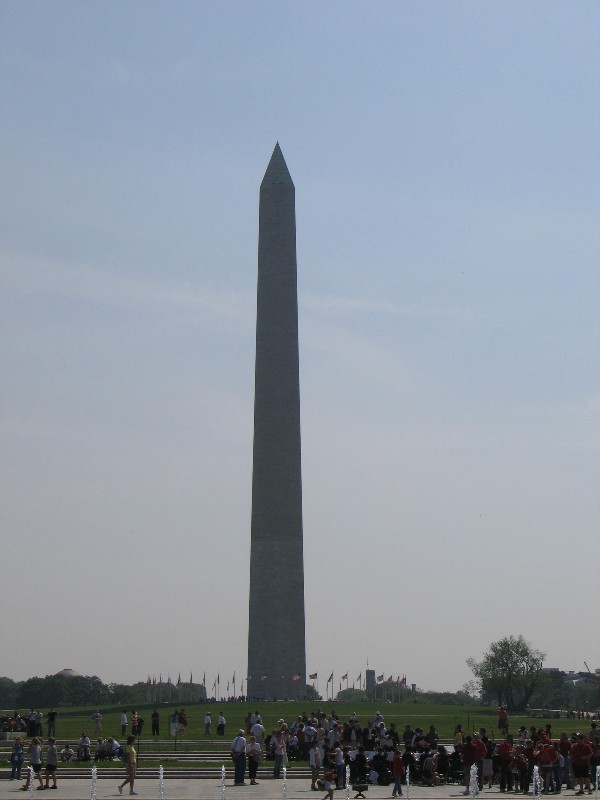 The Washington Monument from the Memorial 