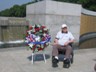 One of the WWII Vets brought to the memorial 