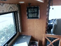 The clock on the wall