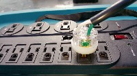 Shortening the power cord