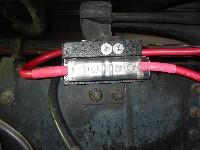 Mounted fuse block